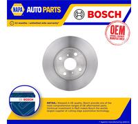 2x Brake Discs Pair Vented Front 255mm 0986478578 Bosch Set 4351202040 BD499 New