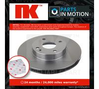 2x Brake Discs Pair Vented Front 255mm 203237 NK Set N0263325XC NA753325X New