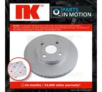 2x Brake Discs Pair Vented Front 255mm 3145107 NK Set 4351252120 Quality New