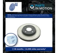 2x Brake Discs Pair Vented Front 255mm ADT343269 Blue Print Set 435120D090 New