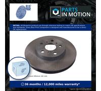 Blue Print ADT34356 Brake Disc Set (2 Brake Disc) front, internally ventilated, No. of Holes 5