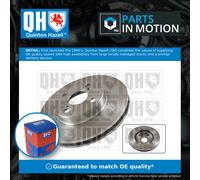2x Brake Discs Pair Vented Front 255mm BDC5379 Quinton Hazell Set 4351202070 New