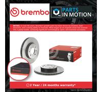 2x Brake Discs Pair Vented Front 256mm 09.C173.11 Brembo Set 517121W200 Quality