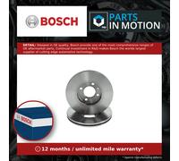 Bosch BD932 Brake Disc Set - 256 mm Vented Discs - Front Axle - ECE-R90 Certified - Good Cooling, Reliable Braking, Corrosion Protection - 1 Set of 2 Discs