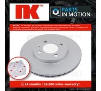 2x Brake Discs Pair Vented Front 256mm 319934 NK Set 321615301D 1HM615301B New
