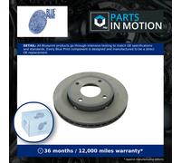 2x Brake Discs Pair Vented Front 256mm ADC443102 Blue Print Set M4605A068 New