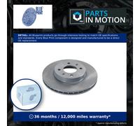 Blue Print Brake Disc ADG043120 – Front Axle, Internally Vented for Hyundai/Kia – x2