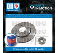 2x Brake Discs Pair Vented Front 256mm BDC5452 Quinton Hazell Set 4544200001 New