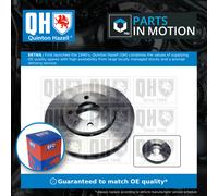 2x Brake Discs Pair Vented Front 256mm BDC6027 Quinton Hazell Set 1S0615301 New