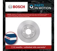 2x Brake Discs Pair Vented Front 257.7mm 0986479594 Bosch Set 45251SAAG50 BD1437