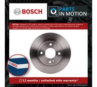 2x Brake Discs Pair Vented Front 257.9mm 0986479S38 Bosch Set 1535924 BD1943 New