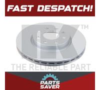 2x Brake Discs Pair Vented Front 257mm 312348 NK Set 0055700920 55700920 Quality