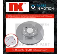 2x Brake Discs Pair Vented Front 257mm 319921 NK Set 0060806137 0060810076 New
