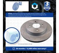 2x Brake Discs Pair Vented Front 257mm ADK84315 Blue Print Set 5531180G00 New