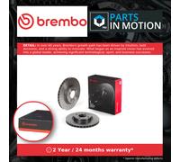2x Brake Discs Pair Vented Front 258mm 09.C285.11 Brembo Set 402062212R Quality
