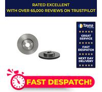 2x Brake Discs Pair Vented Front 258mm 09.D065.11 Brembo Set D09T33251 Quality