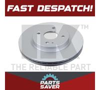 2x Brake Discs Pair Vented Front 258mm 313267 NK Set DF7133251 DF7133251A New