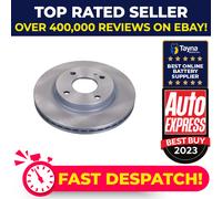 2x Brake Discs Pair Vented fits FORD FIESTA Mk6 TDCi 1.6D Front 2008 on 258mm