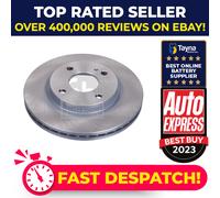 2x Brake Discs Pair Vented fits FORD FIESTA Mk6 TDCi 1.6D Front 2008 on 258mm