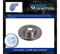 2x Brake Discs Pair Vented Front 258mm ADT343229 Blue Print Set 4351212370 New