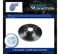 2x Brake Discs Pair Vented Front 259mm ADN143114 Blue Print Set 4020600QAA New