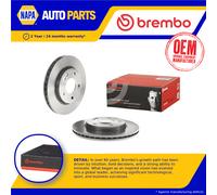 2x Brake Discs Pair Vented Front 260mm 09.7359.21 Brembo Set 1684210212 Quality