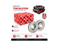 Ferdinand Bilstein Brake Discs - 2x Vented Pair for Dacia Logan Pickup Front 1.6/1.5D 2008-on 260mm