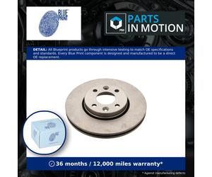 2x Brake Discs Pair Vented Front 260mm ADN143112 Blue Print Set 40206AX60A New