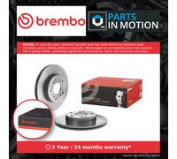 2x Brake Discs Pair Vented Front 262mm 09.5457.31 Brembo Set 45251S6M000 Quality
