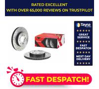 2x Brake Discs Pair Vented Front 262mm 09.5509.1X Brembo Set 45251SK7000 Quality