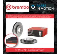 2x Brake Discs Pair Vented Front 262mm 09.9936.11 Brembo Set 45251S06000 Quality