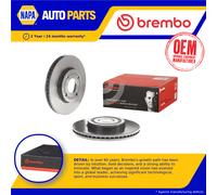 2x Brake Discs Pair Vented Front 262mm 09.C760.11 Brembo Set 2095058 H1BC1125A1A