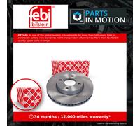 2x Brake Discs Pair Vented Front 262mm 105849 Febi Set 2095058 H1BC1125A1A New