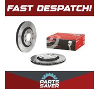 2x Brake Discs Pair Vented Front 266mm 09.8695.11 Brembo Set 1613191380 Quality