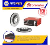 2x Brake Discs Pair Vented Front 266mm 09.C657.11 Brembo Set 1610704680 Quality