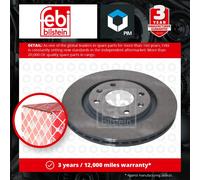 2x Brake Discs Pair Vented Front 266mm 10321 Febi Set E169002 1618859780 169002