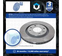 2x Brake Discs Pair Vented Front 266mm ADP154334 Blue Print Set E169002 Quality