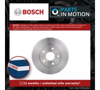 2x Brake Discs Pair Vented Front 275mm 0986479111 Bosch Set 4351242030 BD1041