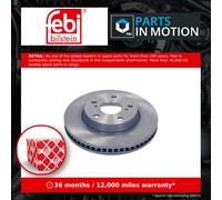 2x Brake Discs Pair Vented Front 275mm 31473 Febi Set 4351242040 Quality New