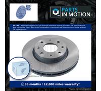 Blue Print ADG04385 Brake Disc Set (2 Brake Disc) front, internally ventilated, No. of Holes 4