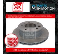 Febi Bilstein 07517 Brake Disc Fits Mercedes-Benz Sprinter 4-T 414 D 4x4 '95-'06
