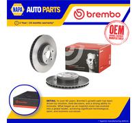 2x Brake Discs Pair Vented Front 276mm 09.5674.21 Brembo Set 26300AE050 Quality