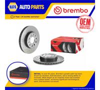 2x Brake Discs Pair Vented Front 276mm 09.C547.1X Brembo Set 5Q0615301A Quality