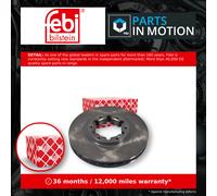 2x Brake Discs Pair Vented Front 276mm 176991 Febi Set 40206LC60A Quality New