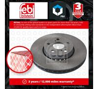 2x Brake Discs Pair Vented Front 276mm 26065 Febi Set 4351205060 4351220730 New
