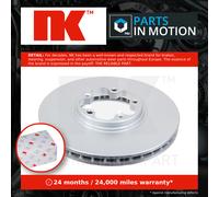 2x Brake Discs Pair Vented fits FORD TRANSIT TOURNEO 2.0D Front 00 to 06 276mm