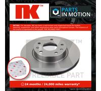 2x Brake Discs Pair Vented fits LAND ROVER FREELANDER L314 2.5 Front 00 to 06 NK