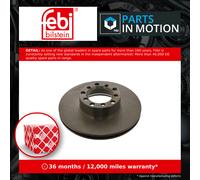 2x Brake Discs Pair Vented Front 278mm 08545 Febi Set A1164200172 A1164200205