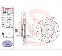 2x Brake Discs Pair Vented Front 278mm 09.9464.1X Brembo Set 1223663 1223665 New