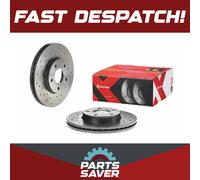 2x Brake Discs Pair Vented Front 278mm 09.9464.1X Brembo Set 1223663 1223665 New